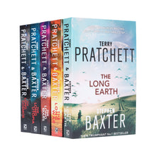 Load image into Gallery viewer, The Long Earth by Terry Pratchett &amp; Stephen Baxter: Complete Books 1-5 Collection Set - Fiction - Paperback - Bangzo Books Wholesale