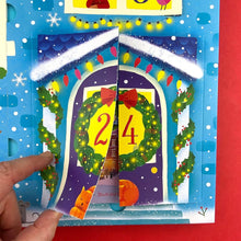 Load image into Gallery viewer, Usborne Advent Christmas Calendar Book (Blue): 24 Books Collection Set - Ages 3+ - Paperback