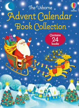 Load image into Gallery viewer, Usborne Advent Christmas Calendar Book (Blue): 24 Books Collection Set - Ages 3+ - Paperback