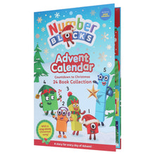Load image into Gallery viewer, Numberblocks Advent Calendar - Countdown to Christmas 24 Story Books Collection (With sing-along Christmas song!) - Ages 3+ - Hardback
