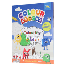 Load image into Gallery viewer, Colourblocks Colouring Fun: A Colouring Activity Book: Time for a colour adventure! - Ages 3-6 - Paperback