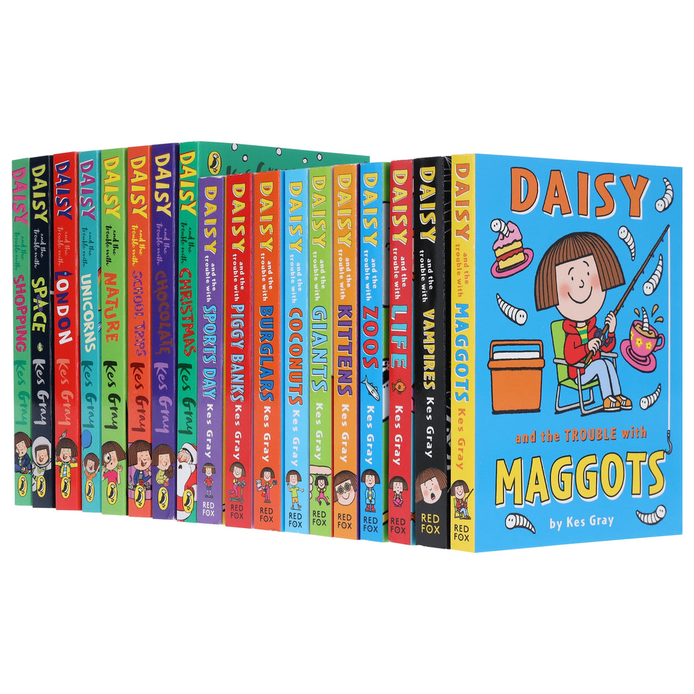 Daisy and the Trouble Collection by Kes Gray Illustrated 18 Books Set - Ages 5+ - Paperback