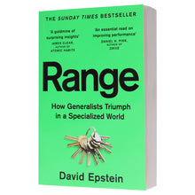 Load image into Gallery viewer, Range: How Generalists Triumph in a Specialized World By David Epstein - Non Fiction - Paperback
