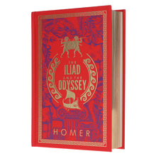 Load image into Gallery viewer, The Iliad and The Odyssey (Leather-bound) by Homer - Fiction - Paperback