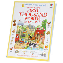 Load image into Gallery viewer, Usborne First Thousand Words In English: Illustrated Children Book By Heather Amery -Paperback - Age 0-5