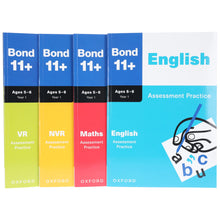 Load image into Gallery viewer, Bond 11+ Assessment Practice Year 1 (Ages 5-6) By Oxford: 4 Books Collection Set - Paperback