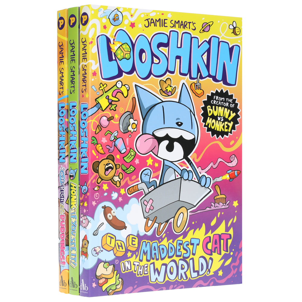 Looshkin by Jamie Smart: 3 Books Graphic Novels Collection Set - Ages 7+ - Paperback - Bangzo Books Wholesale