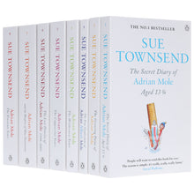 Load image into Gallery viewer, Adrian Mole Series by Sue Townsend 8 Books Collection Set - Young Adult - Paperback
