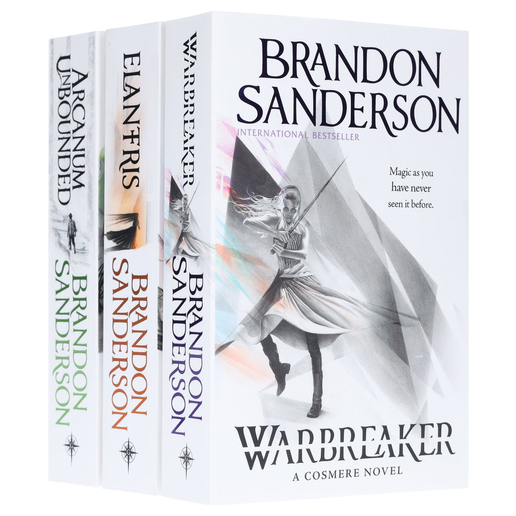 Brandon Sanderson Collection (Arcanum Unbounded, Elantris & Warbreaker) 3 Books Set - Fiction - Paperback