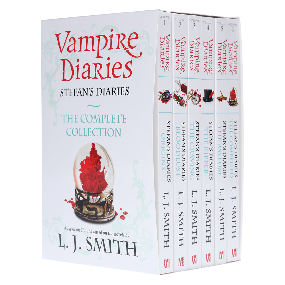 Vampire Diaries Stefan's Diaries The Complete Collection Books 1-6 Box Set by L. J. Smith - Ages 14+ - Paperback - Bangzo Books Wholesale