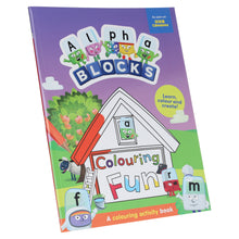 Load image into Gallery viewer, Alphablocks Colouring Fun: Learn, Colour and Create! A Colouring Activity Book - Ages 3-6 - Paperback