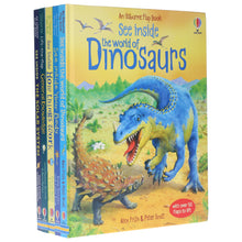 Load image into Gallery viewer, Usborne Lift The Flap See Inside Series Collection 1: 4 Books Set - Ages 6+ - Board Book