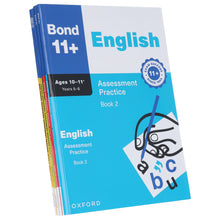 Load image into Gallery viewer, Bond 11+ Assessment Practice Papers for Year 5-6 (Book 2) 4 Books Set - Ages 10-11+ - Paperback