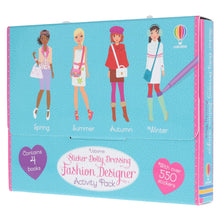 Load image into Gallery viewer, Usborne: Sticker Dolly Dressing Fashion Designer Activity Pack By Fiona Watt 4 Books Collection Box Set - Ages 7+ - Paperback