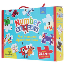 Load image into Gallery viewer, Numberblocks: First Numbers Jigsaw and Book: Learn to count with this Fun Numbers and Giant 36-piece jigsaw! - Ages 3+ - Board Book