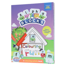 Load image into Gallery viewer, Alphablocks Colouring Fun: Learn, Colour and Create! A Colouring Activity Book - Ages 3-6 - Paperback