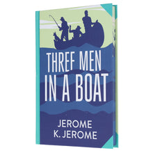 Load image into Gallery viewer, Three Men In A Boat by Jerome K. Jerome - Fiction - Sprayed edges Hardback