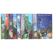 Load image into Gallery viewer, The Legends Of King Arthur Easy Classic 10 Books Box Set By Tracey Mayhew - Ages 7-9 - Paperback