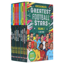 Load image into Gallery viewer, The Greatest Football Stars (Volume 2) by Luke Paton 10 Books Collection Box Set (Includes 10 Free Audiobooks!) - Ages 7-9 - Paperback