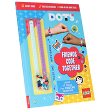 Load image into Gallery viewer, LEGO® DOTS®: Friends Code Together (with stickers, LEGO tiles and two wristbands) - Ages 5-7 - Paperback