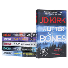Load image into Gallery viewer, DCI Logan Crime Thrillers Series by JD Kirk 6 Books Collection Set (Book 1-6) - Fiction - Paperback