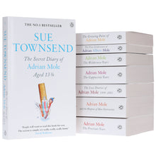 Load image into Gallery viewer, Adrian Mole Series by Sue Townsend 8 Books Collection Set - Young Adult - Paperback