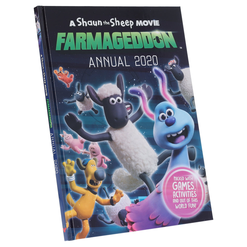 A Shaun the Sheep Movie Farmageddon Annual 2020 Book By Sweet Cherry Publishing - Ages 6-9 - Hardback - Bangzo Books Wholesale