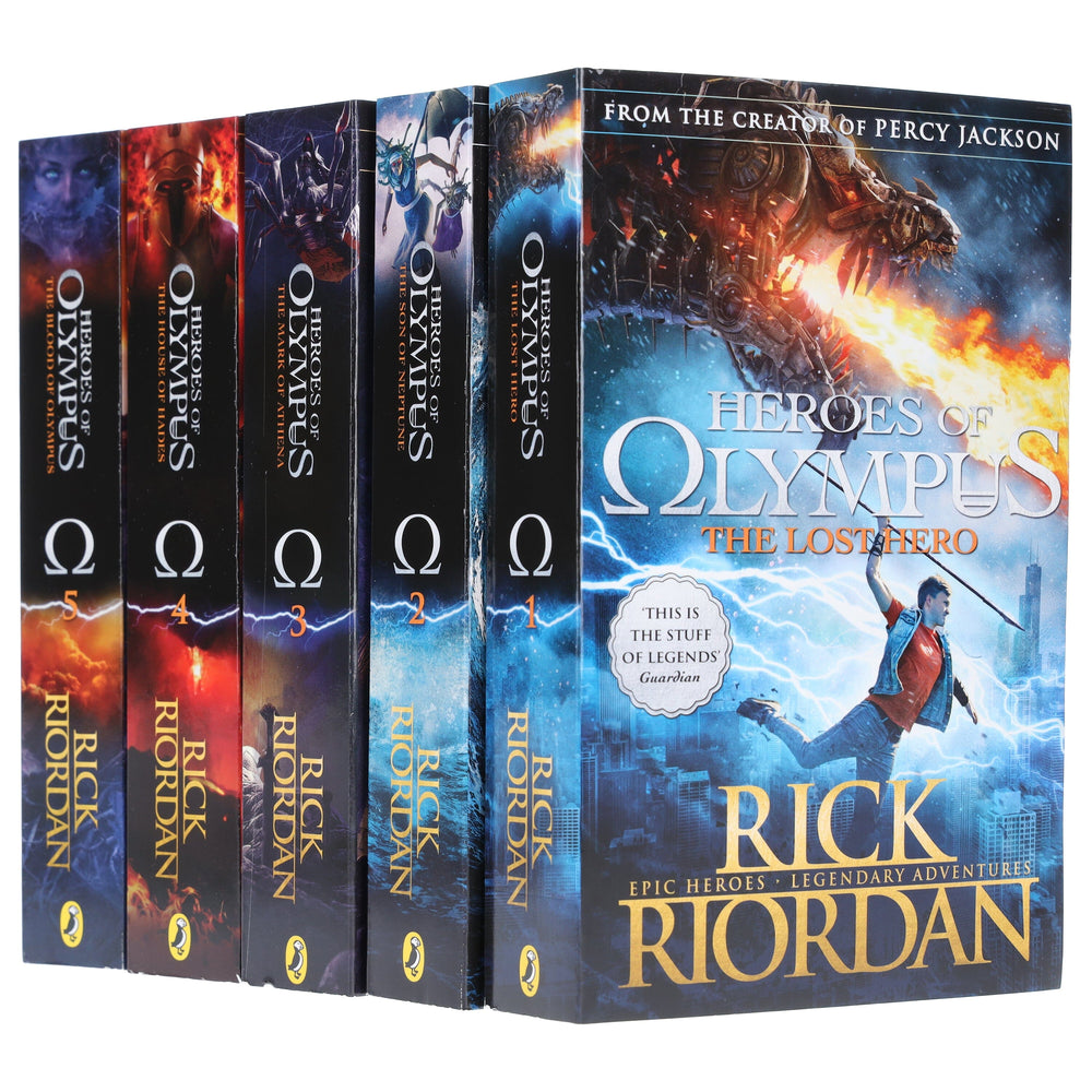 Heroes of Olympus By Rick Riordan Complete Collection 5 Books Set - Age 9-14 - Paperback - Bangzo Books Wholesale