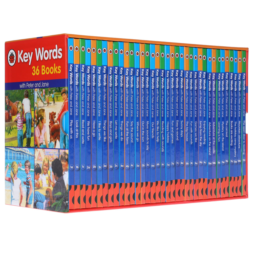 Ladybird Key Words with Peter and Jane 36 Books Collection Box Set - Ages 5-7 - Hardback - Bangzo Books Wholesale