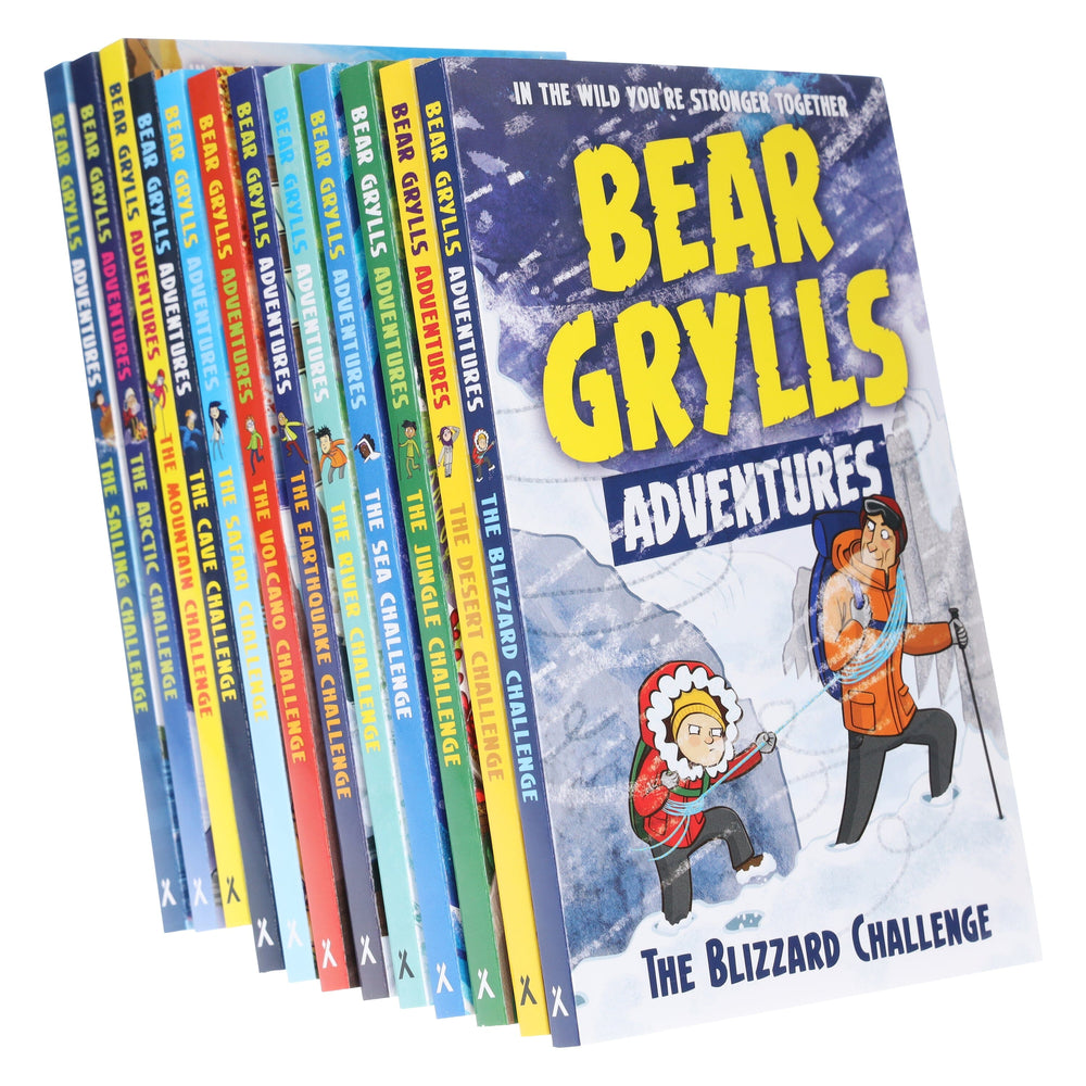Bear Grylls The Complete Adventures Collection 12 Books Set - Ages 7+ - Paperback - Bangzo Books Wholesale