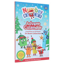 Load image into Gallery viewer, Numberblocks Advent Calendar - Countdown to Christmas 24 Story Books Collection (With sing-along Christmas song!) - Ages 3+ - Hardback