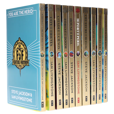 Fighting Fantasy Series 1 & 2 By Steve Jackson & Ian Livingstone: 10 Books Collection Set - Ages 9-14 - Paperback