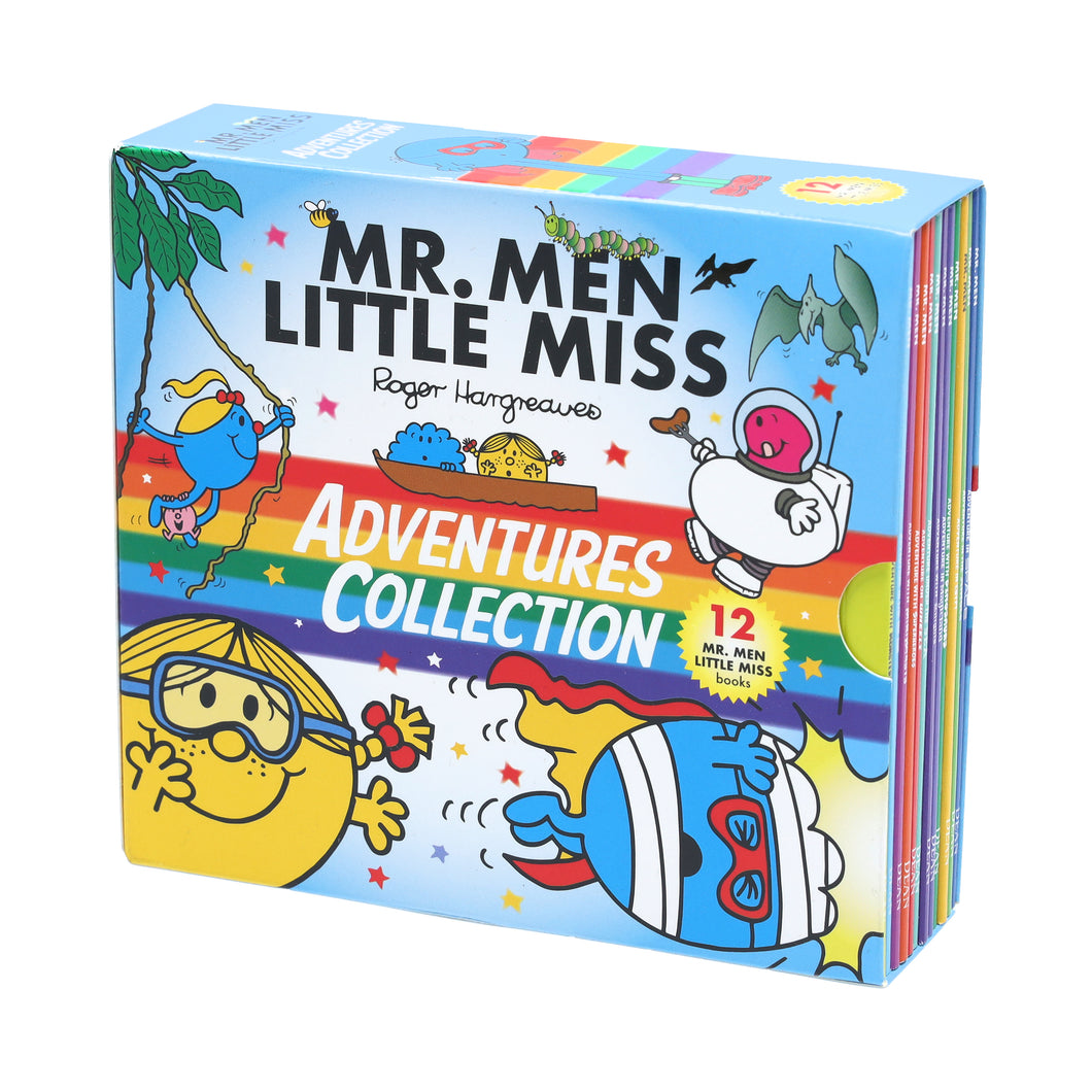 Mr. Men & Little Miss Adventures by Roger Hargreaves 12 Books Collection Box Set - Ages 3+ - Paperback