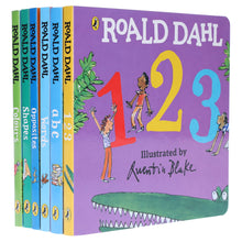 Load image into Gallery viewer, Roald Dahl Early Learning Pre-school Children Collection (ABC, 123, Colours, Shapes, Words &amp; Opposites) 6 Books Set - Ages 0-5 - Board Book