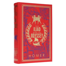 Load image into Gallery viewer, The Iliad and The Odyssey (Leather-bound) by Homer - Fiction - Paperback