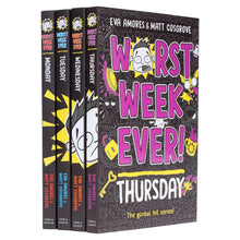 Load image into Gallery viewer, Worst Week Ever! Series By Eva Amores And Matt Cosgrove 4 Books Collection Set - Ages 8+ - Paperback - Bangzo Books Wholesale