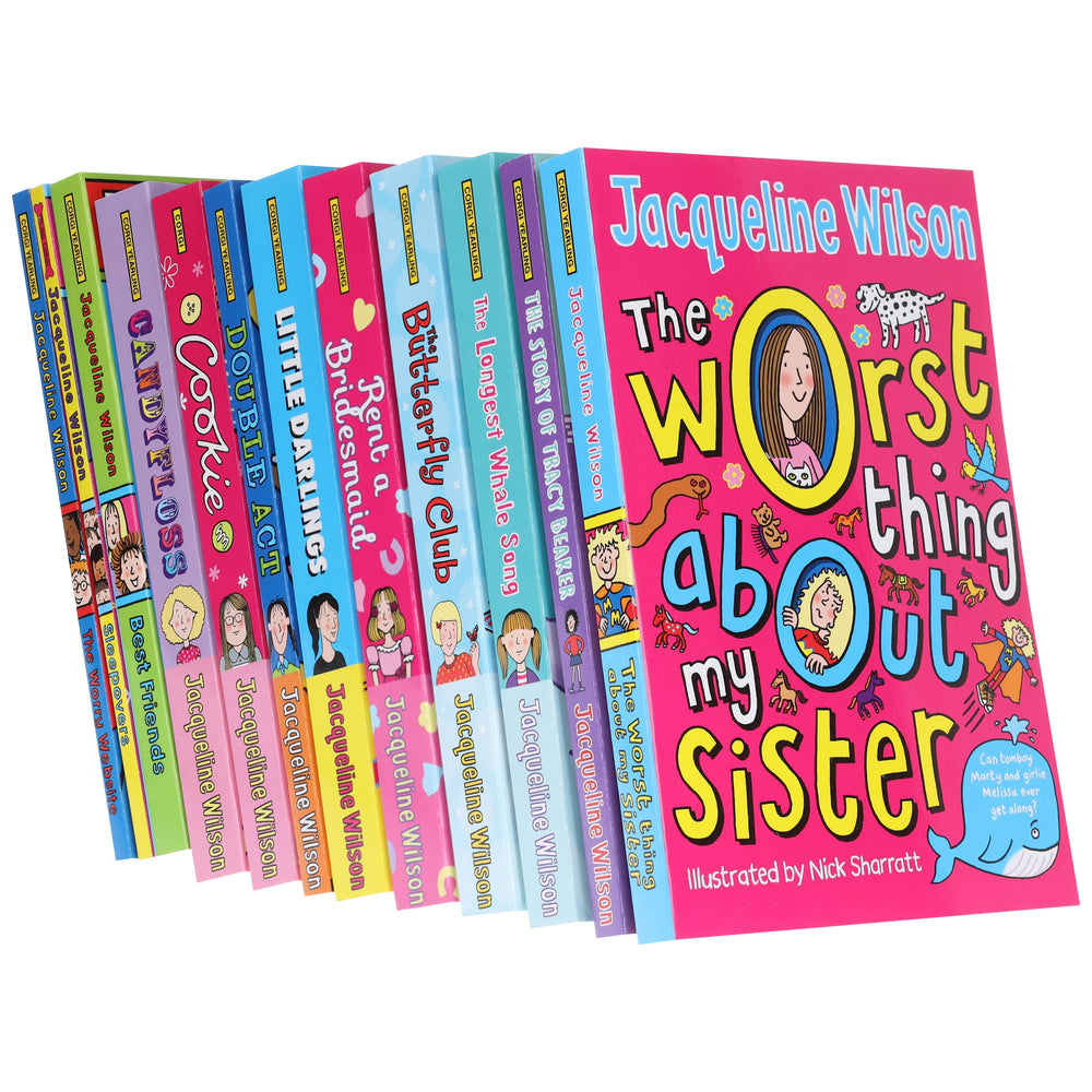 Jacqueline Wilson Collection 12 Books Set - Ages 9-14 - Paperback - Bangzo Books Wholesale
