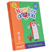 Load image into Gallery viewer, Numberblocks and Alphablocks (Orange: Level 2) Collection 6 Workbooks Set With Fun Stickers - Ages 3-5 - Paperback - Bangzo Books Wholesale