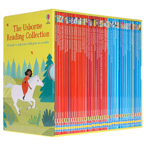 The Usborne Reading 40 Books Collection Box Set (with Free Audio Online) - Ages 5+ - Paperback