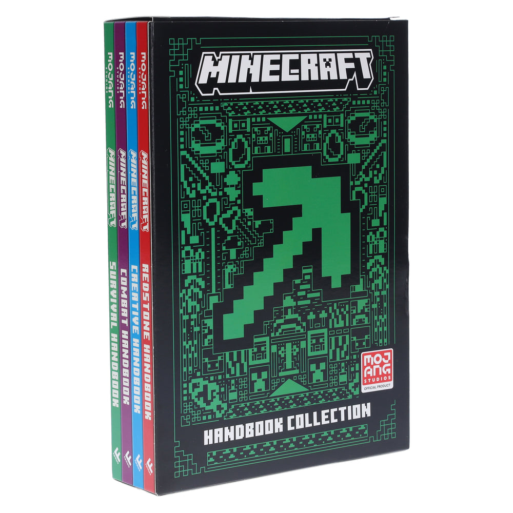 Minecraft Handbook Collection by Mojang AB: 4 Books Set - Ages 8-10 - Paperback