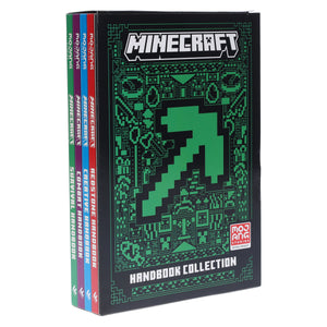 Minecraft Handbook Collection by Mojang AB: 4 books Collection Set - Ages 8-10 - Paperback