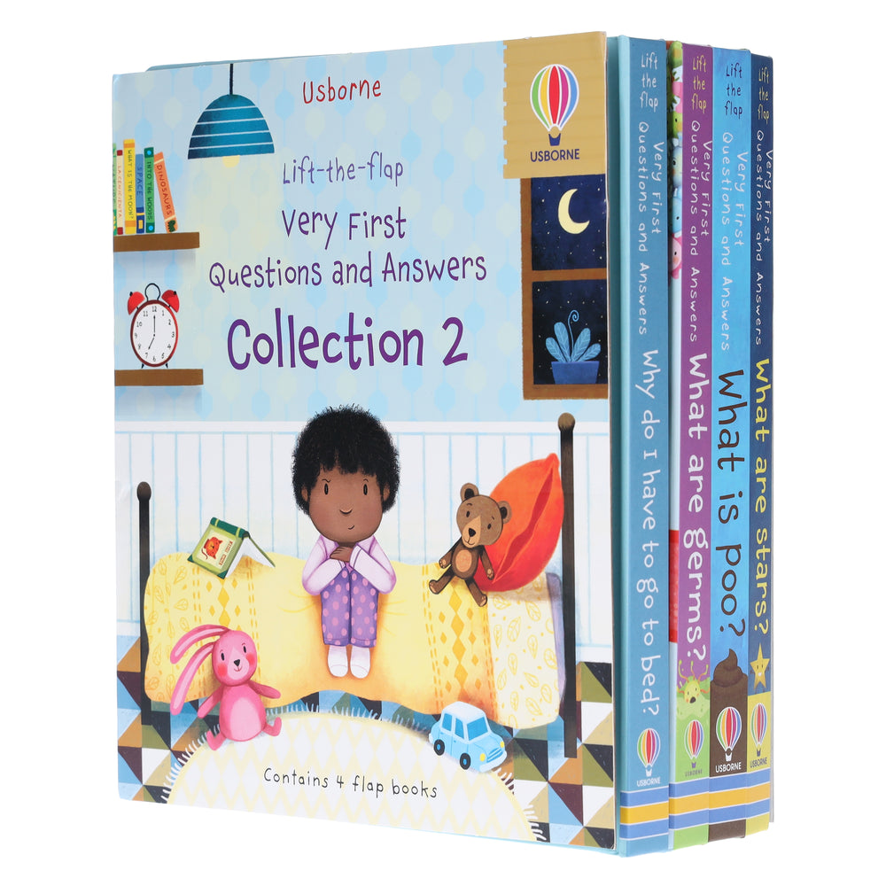 Usborne Lift the Flap Very First Questions and Answers Collection 2: by Katie Dayne 4 Books Collection Set - Ages 2-5 - Board Book - Bangzo Books Wholesale