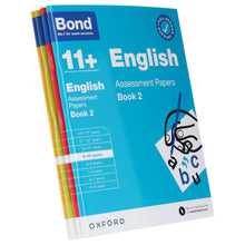 Load image into Gallery viewer, Bond 11+ Assessment Papers Book 2 (9-10 Years) 4 Books Collection by Oxford - Paperback - Bangzo Books Wholesale