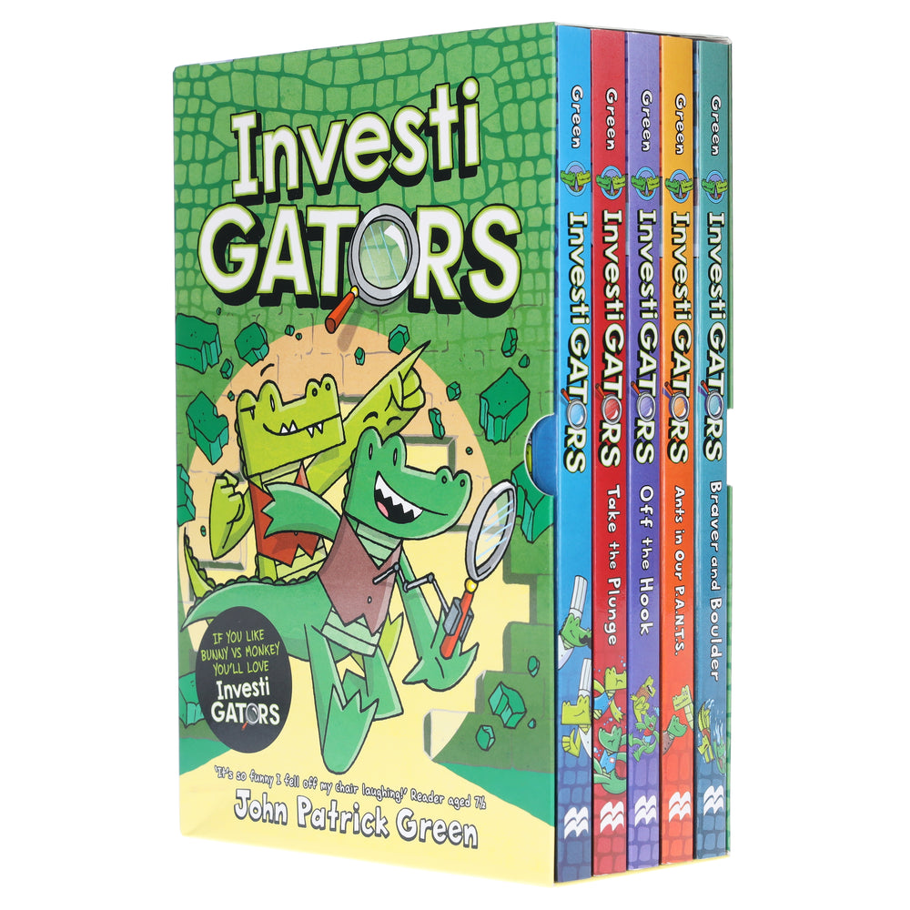 InvestiGators Series by John Patrick Green 5 Books Collection Set - Ages 7-9 - Paperback - Bangzo Books Wholesale