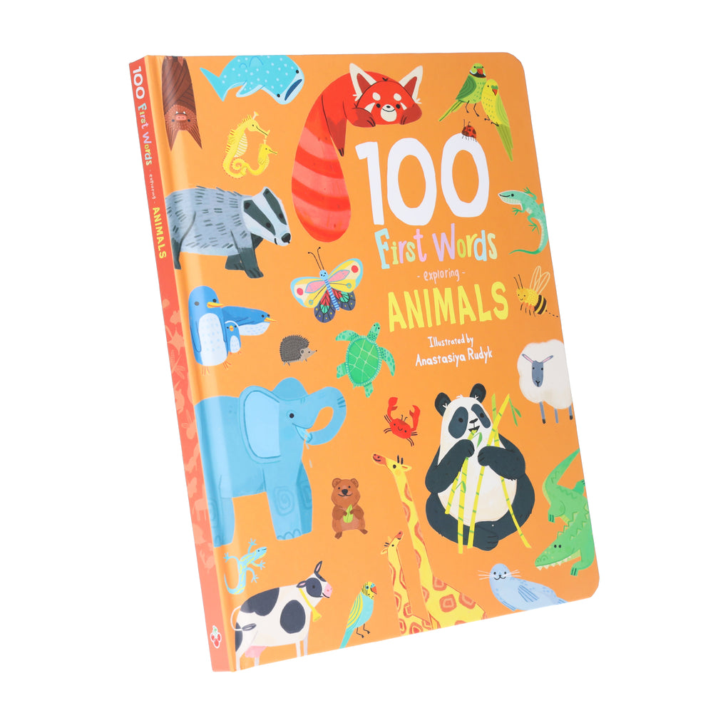 100 First Words Exploring Animals By Sweet Cherry Publishing - Ages 3-5 - Board Book - Bangzo Books Wholesale
