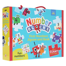 Load image into Gallery viewer, Numberblocks: First Numbers Jigsaw and Book: Learn to count with this Fun Numbers and Giant 36-piece jigsaw! - Ages 3+ - Board Book