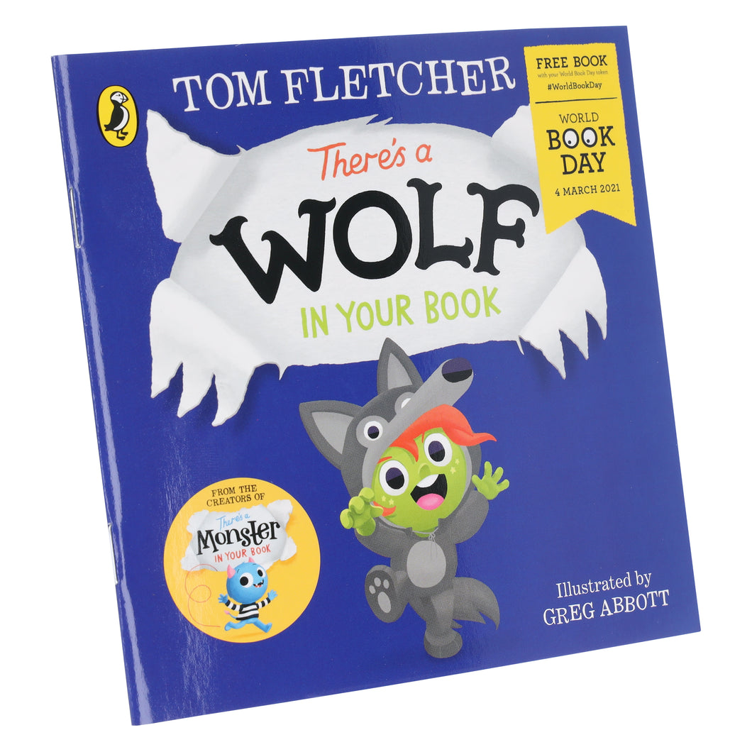There's a Wolf in Your Book World Book Day 2021 By Tom Fletcher - Age 0-5 - Paperback - Bangzo Books Wholesale