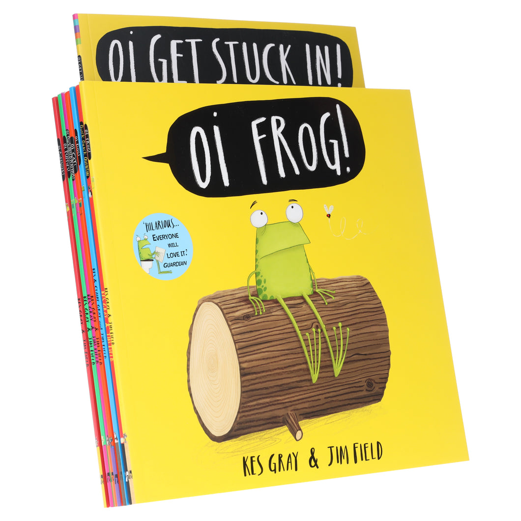 Oi Frog and Friends Series By Kes Gray Illustrated 8 Picture Books Collection Set - Ages 2-6 - Paperback