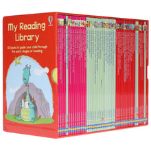 Load image into Gallery viewer, Usborne My Second Reading Library (Level 3, 4 &amp; Series One) 50 Books Box Set - Ages 5-7 - Paperback