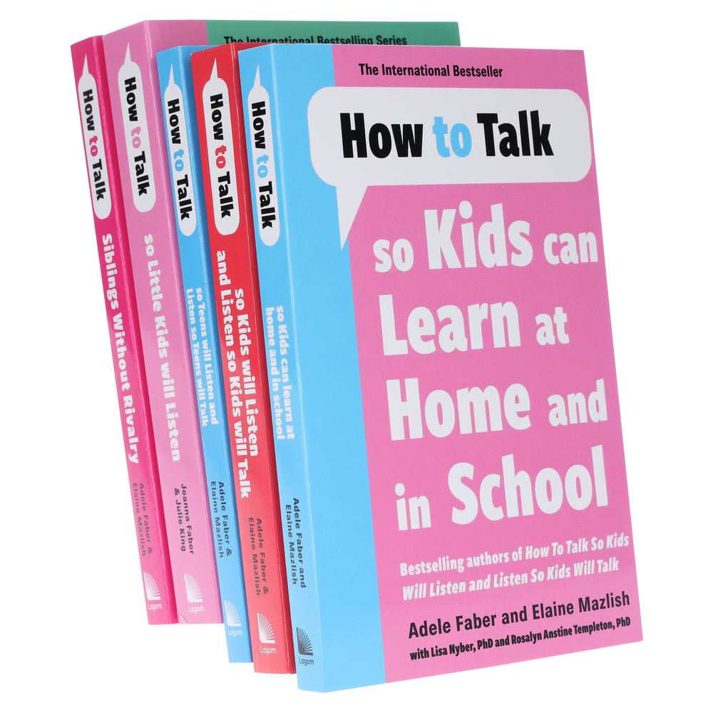 How to Talk Series 5 Books Set By Adele Faber & Elaine Mazlish - Non Fiction - Paperback - Bangzo Books Wholesale
